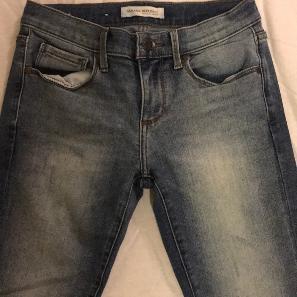 Banana Republic Nora Distressed Skinny Jeans